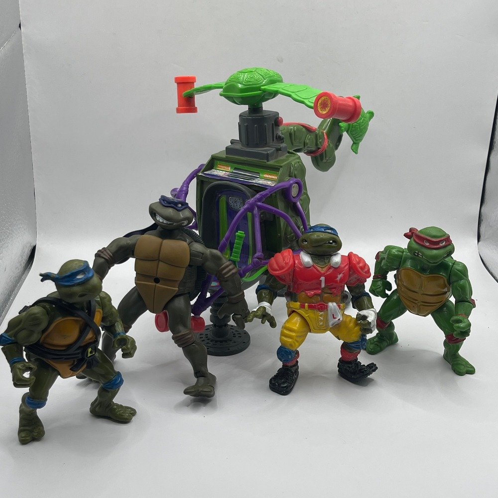 Vintage TMNT Playmates Action Figure Lot 1988-03 Turtle Copter INCOMEPLETE PARTS